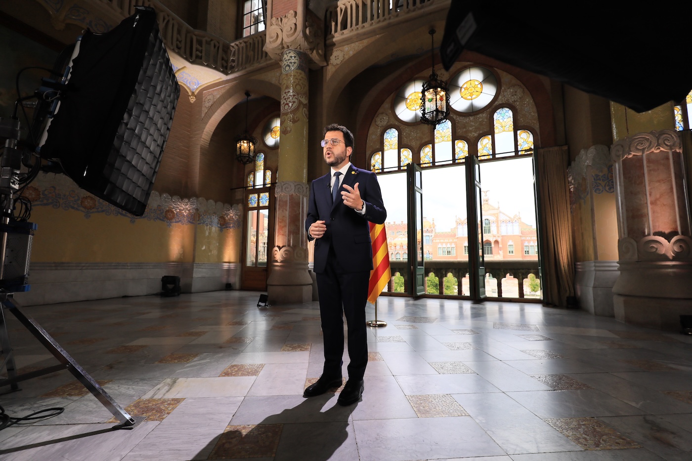 Missatge de la Diada des de l’Hospital de Sant Pau