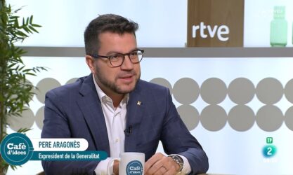 Al Cafè d’Idees de RTVE: “Segueixo a disposició del país però ara amb una responsabilitat diferent”