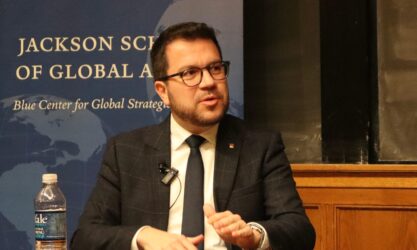 A la Universitat de Yale: “La qüestió de fons no es resoldrà si no acordem com votar sobre la independència”