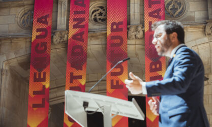 Primer acte institucional de la Diada de Sant Joan